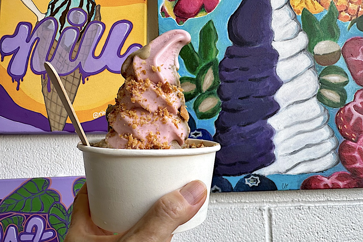 Niu Soft Serve Hot Kulolo Sundae Mari Taketa Copy