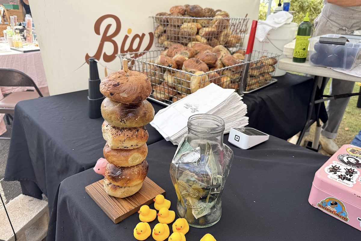 stack of Bagels 