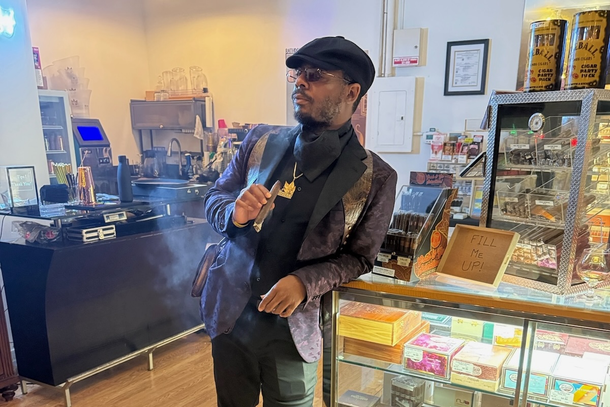 The Royal Leaf owner Ricardo Smith