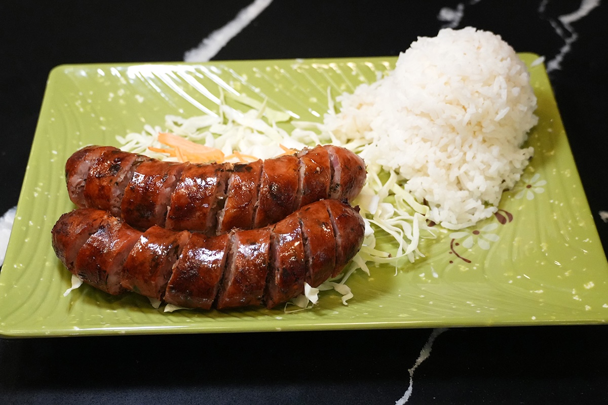 Lao Sausage at saap rai