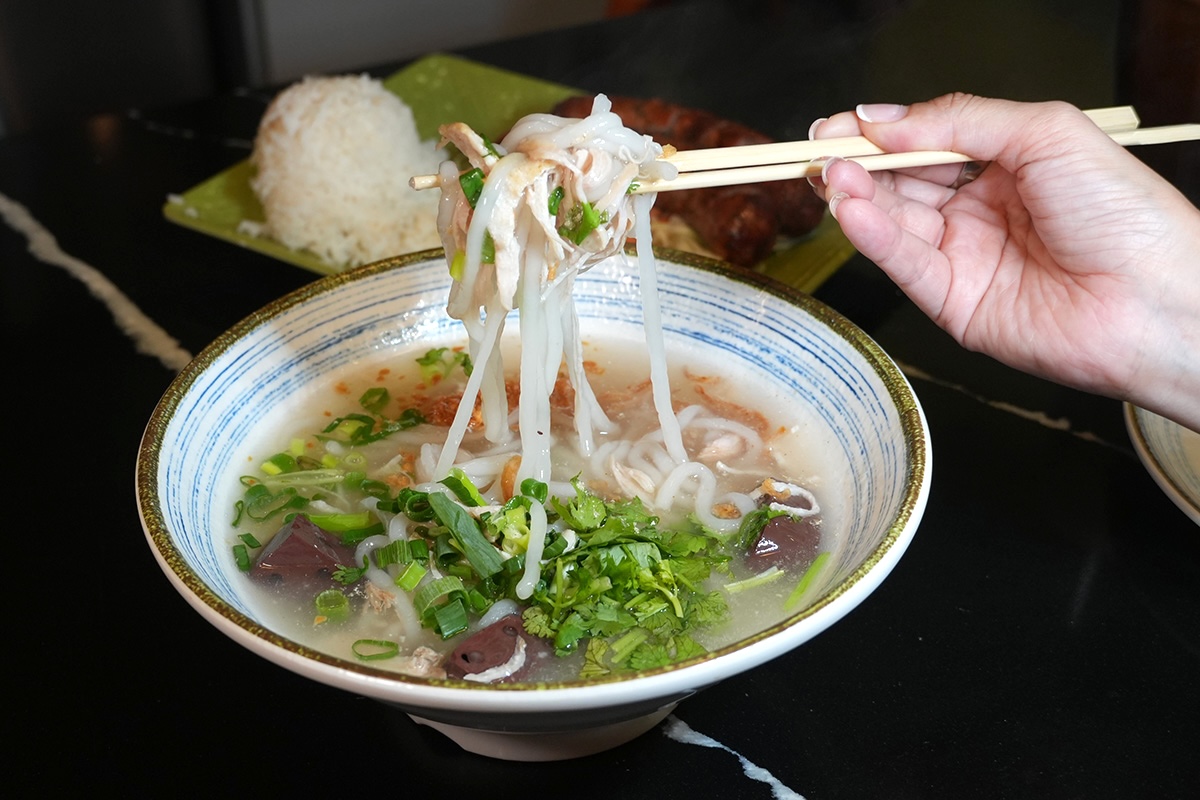 bowl of Lao Udon noodles
